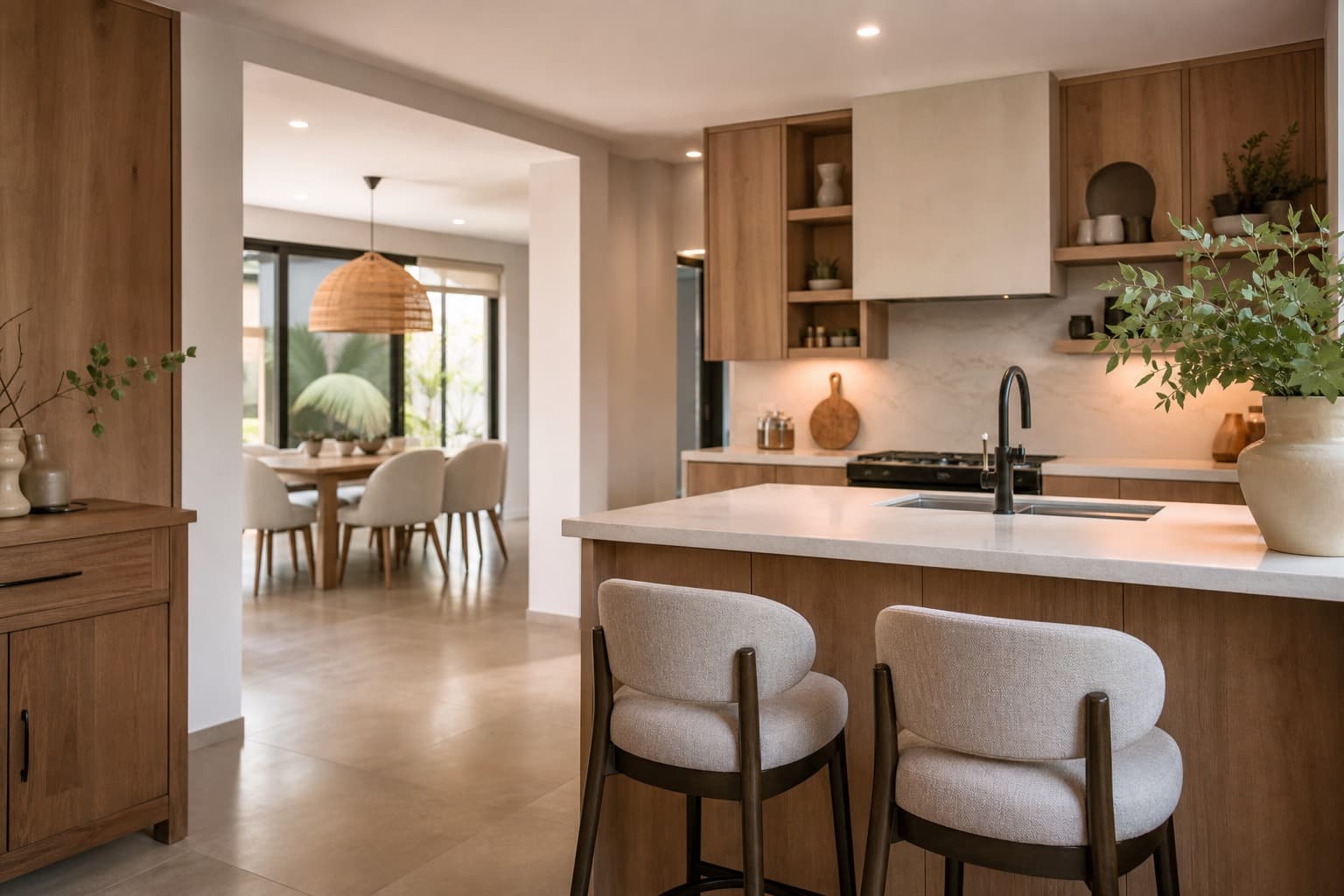 Cocina con isla o con península: cuál conviene en Culiacán | Casa Áurea
